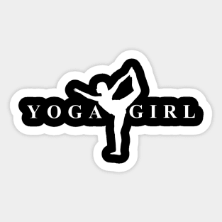 Yoga Girl Sticker